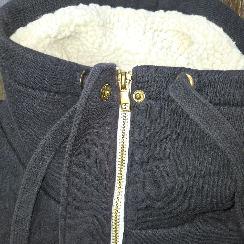 Basic Editions Jacket Full Zip Button Pullover Co… - image 2